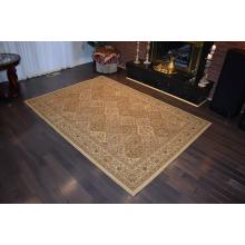 160 X 233 Elegant Cream On Cream 4 Seasons Diamond Design Traditional Rug