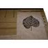 152.4 X 234.69 Strikingly Beautiful Brown, Green, Cream Leaf Design Modern Rug