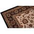 152.4 x 234.69 Bold & Beautiful Black, Cream, Brown & Red All Over Designed Traditional Rug