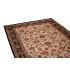 152.4 x 234.69 Bold & Beautiful Black, Cream, Brown & Red All Over Designed Traditional Rug